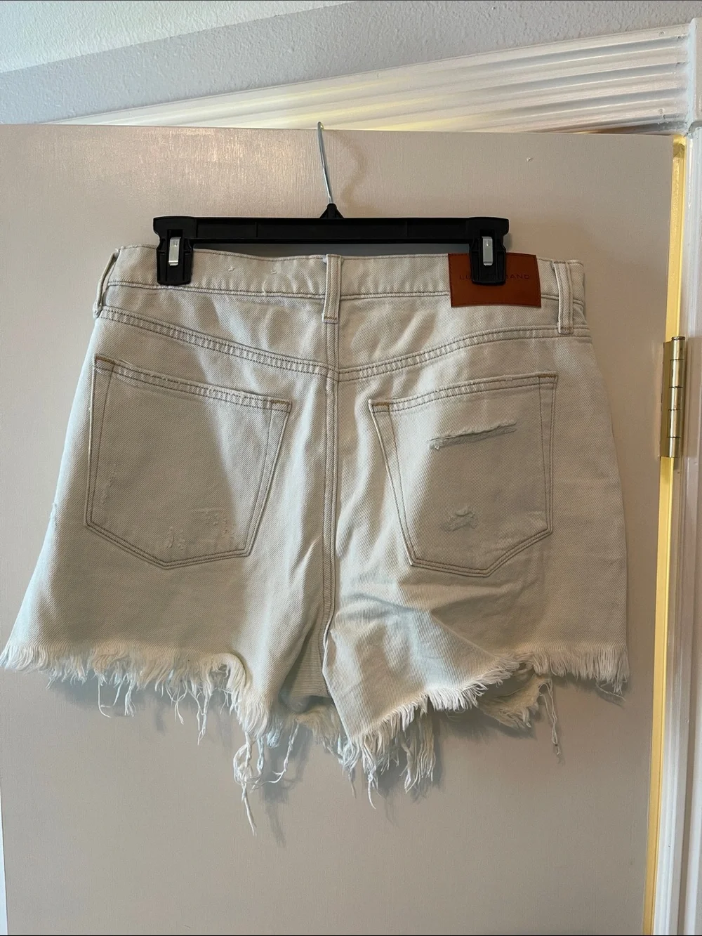 Lucky Brand Light Blue Distressed Denim Cutoff Shorts 10/30